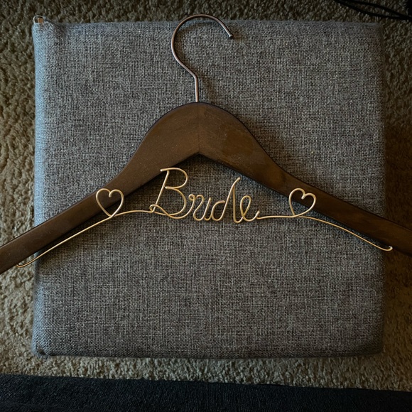 Wooden “Bride” Hanger - Picture 2 of 2